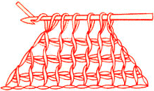 Убавление петель