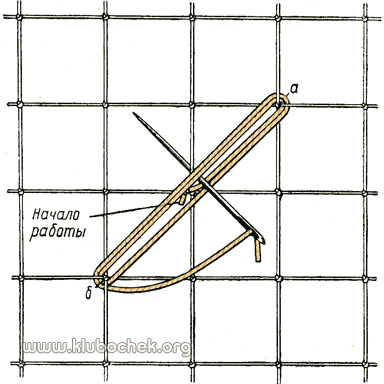 1-й прием выполнения ромашки