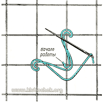 Вышивание усиков