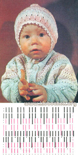 Детский чепчик с наушниками / www.klubochek.org