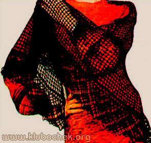 Легкая ажурная шаль - www.klubochek.org