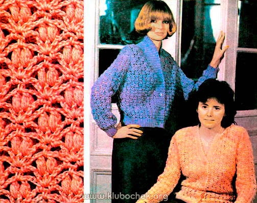 Ажурные жакеты - www.klubochek.org