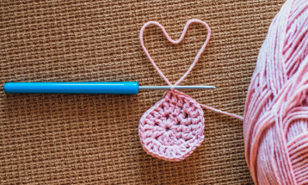 Круг, связаный крючком