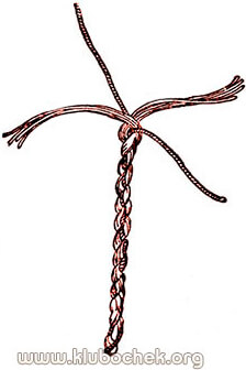 Косичка из 4 прядей