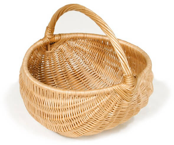 Круглая корзинка