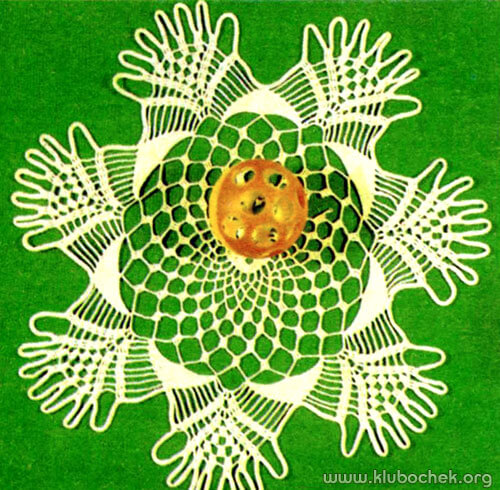 Салфетка «число 7» / www.klubochek.org