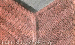 Вязка ёлочки. Разноцветная вязка