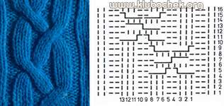 Узор «Сложная коса»