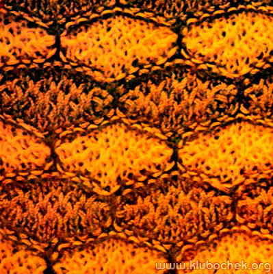 Узор «Вытянутые соты»