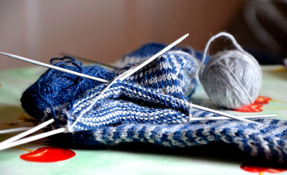 Круговое вязание спицами