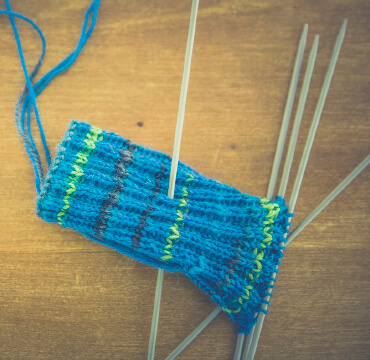 Круговое вязание на 5 спицах