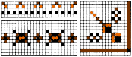 Орнамент для жилета с капюшоном и гетр - www.klubochek.org