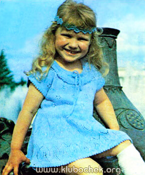 Летнее платье для девочки / www.klubochek.org